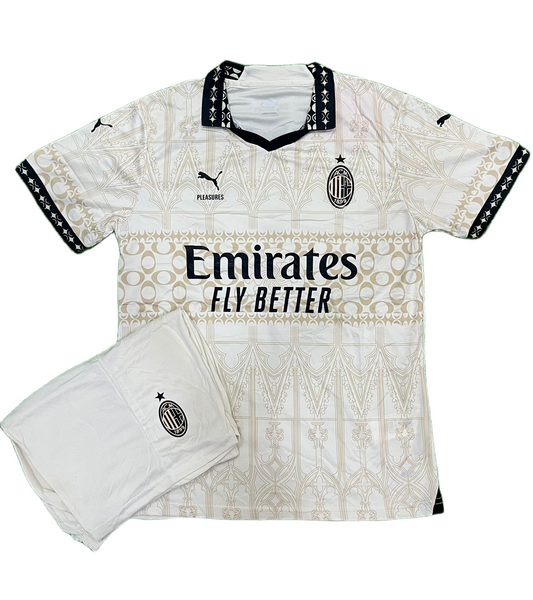 Ac Milan X Pleasures White Jersey 2024/25